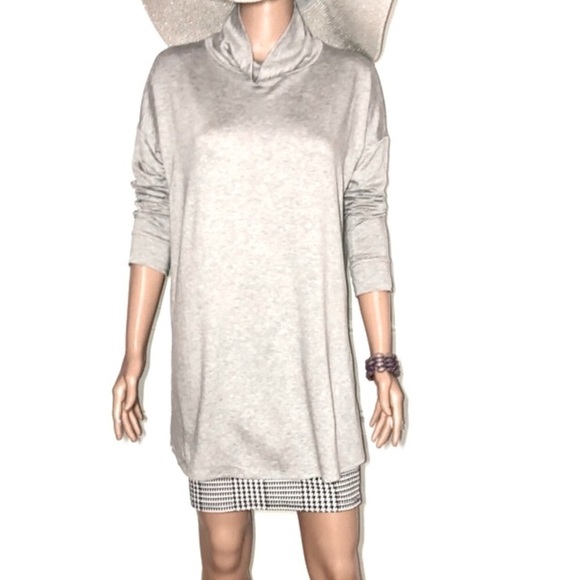 Eileen Fisher Oversized Turtleneck Gray Small - Picture 1 of 6